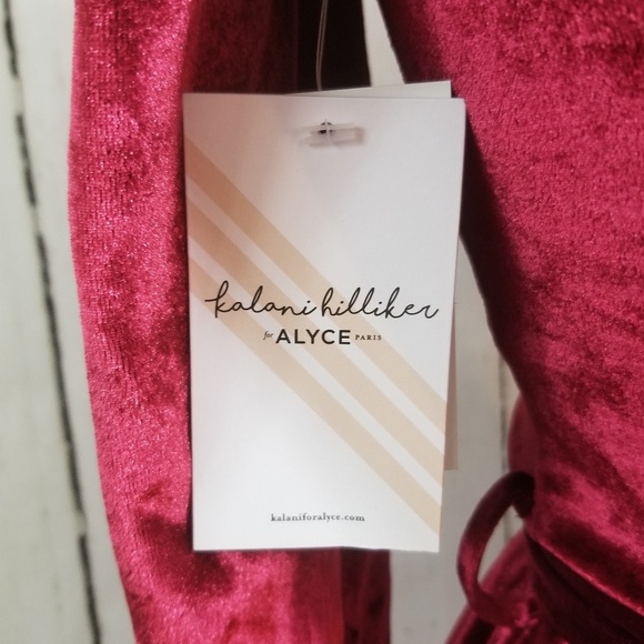 KALANI HILLIKER for Alyce One-Shoulder Velvet Dres - Picture 6 of 7